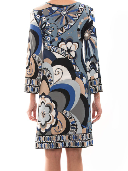 Emilio Pucci Blue Silk Dress