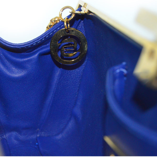 Elie Saab Blue Clutch