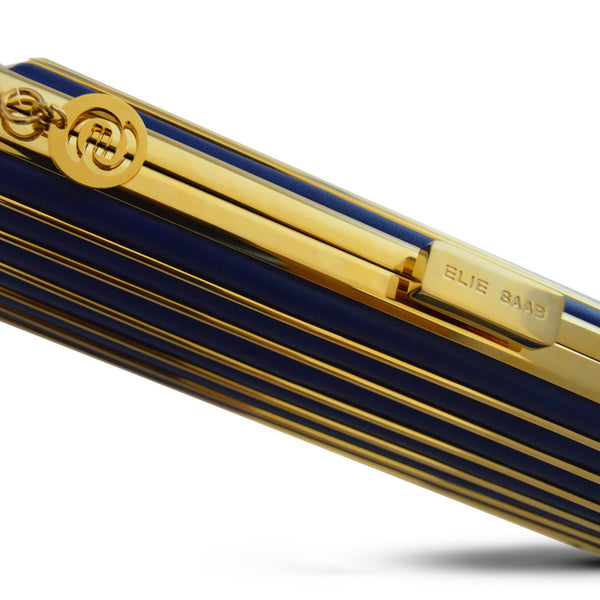 Elie Saab Blue Clutch
