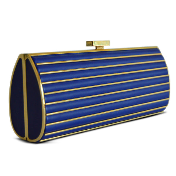 Elie Saab Blue Clutch