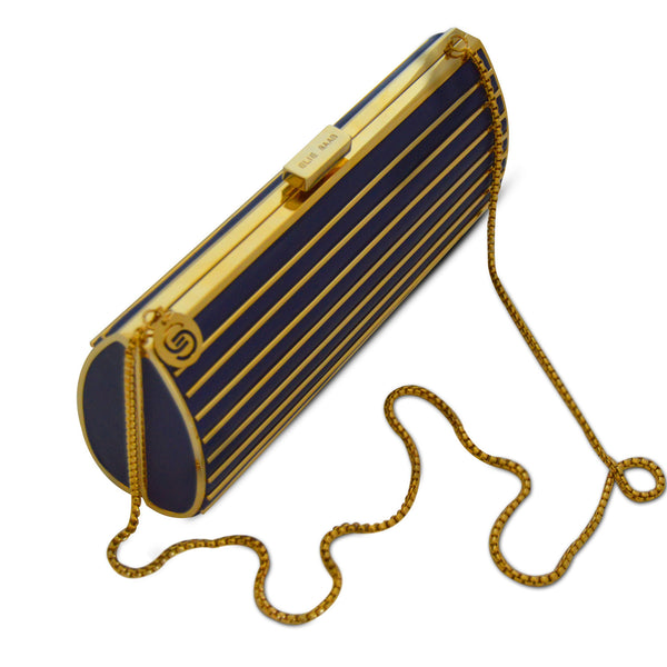 Elie Saab Blue Clutch